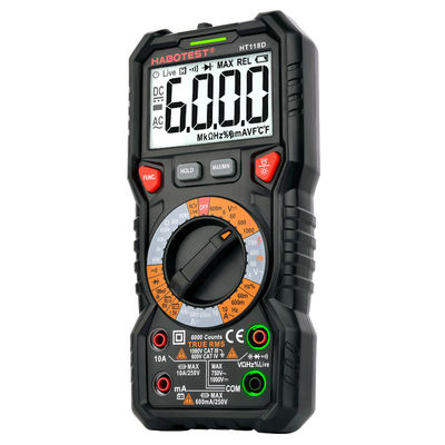 1000V 10A 6000 Counts Handheld Digital Multimeter