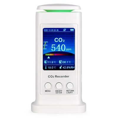3 In 1 20000ppm Carbon Dioxide Monitor , Carbon Dioxide PPM Meter
