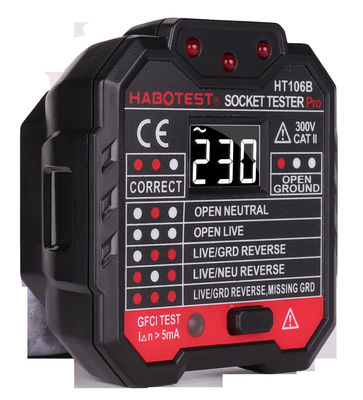 HT106B Socket Plug Tester For Voltlage Measurement