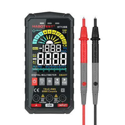 HT126B Portable Oscilloscope Multimeter With TRUE RMS LCD Display