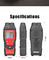 Black And Red Digital Wood Moisture Meter , Pin Moisture Meter For Wood